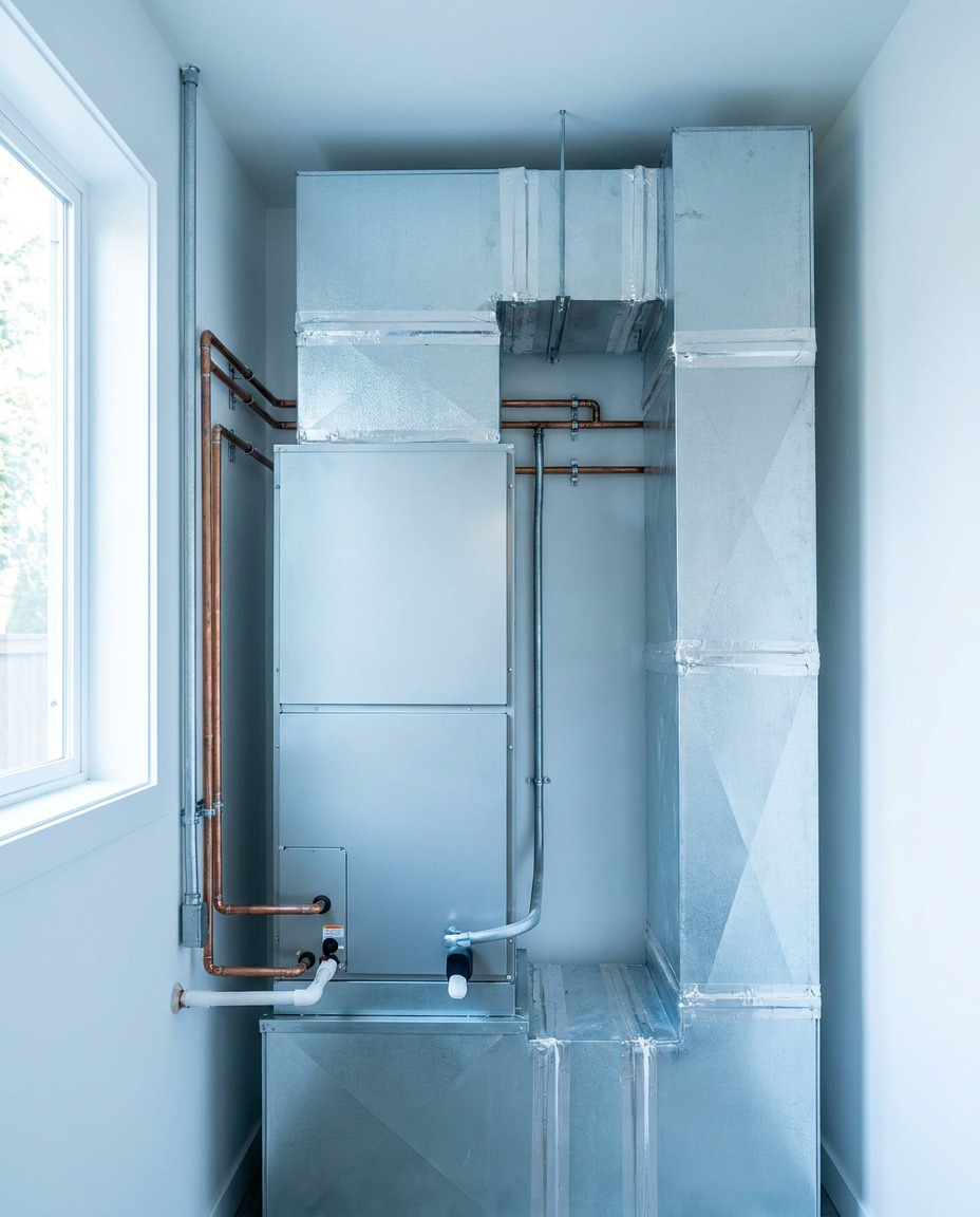 Clean, professional HVAC installation reflecting BelRed's quality standard